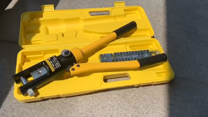 Hydraulic Crimping Pliers Manual Crimping Tool Cable Pliers Crimping Device Tube terminal Lugs Battery Wire Crimping Tool Set Gift Box + Sealing Ring
