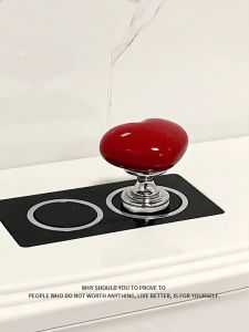 Dopamine Seamless Toilet Lever Home Bathroom Toilet Female Long Nail Beauty Switch Water Flush Button Extended Lever