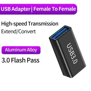Bộ Chuyển Đổi Góc Phải USB 3.0 90 Độ Đầu Nối Đực Sang Cái Chuyển Đổi Dữ Liệu Lên Trên Cho PC