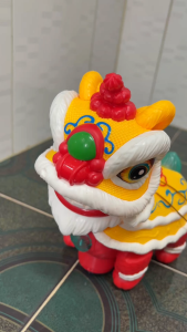 Lồng đèn Trung Thu múa lân có đèn nhạc tự động di chuyển tránh vật cản quà tặng rằm tháng 8