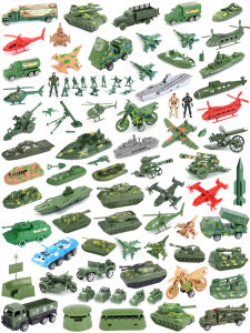 HANYIMOWAN | Military Warfare Sand Table Display Plastic Soldiers Toys