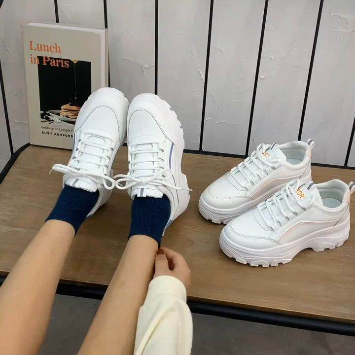 Lazada shops white rubber shoes