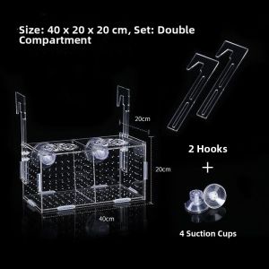 Jiaxun | Fish Hatchery Box Acrylic Multi-Compartment