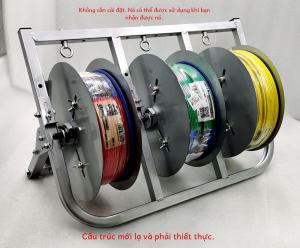 Ruizhidong Wire Fly Reel Three Or Four Plates More than Wire Rack Electrician Fly Reel BV Pay-off Handy Gadget