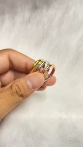 แหวนสายมู แหวนพูนทรัพย์ แหวนซ่อนทรัพย์ เสริมความเฮง ชุบ24K