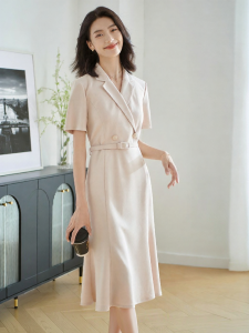 Misoshine | Summer Office Wear Slim Fit Mid-Length Dress
