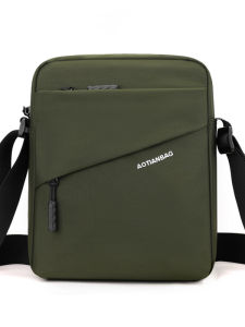 Aile Casual Oxford Cloth Mens Single Shoulder Bag Waterproof Crossbody Bag Fashionable Small Backpack Leisure Handbag