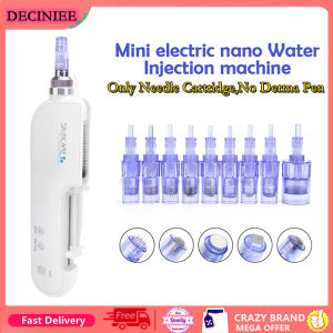 10pcs Electric HydraNeedles Microneedles Cartridges Serum NeedleHead Free Screw Suits 2 in 1 Meso Pen