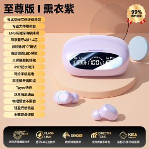 True Wireless Bluetooth Earphones 2025 New In-Ear Sports Running Long-Wearing Comfortable for Men And Women Universal