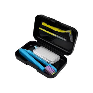 Dental Toothbrush Box Portable Travel Toothbrush Orthodontic Cleaning Storage Case Interdental Brush Oral Cleaning Care Set
