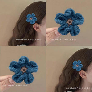 rosci | Vintage Blue Velvet Hair Clip