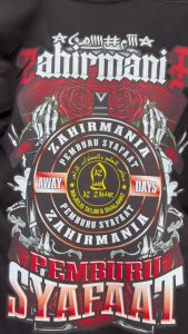 KAOS ZAHIRMANIA LENGAN PENDEK UKURAN ANAK DAN DEWASA"FREE STIKER