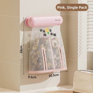 MEIZHUFU | Wall-mounted Permeable Storage Bag for Garlic and Ginger