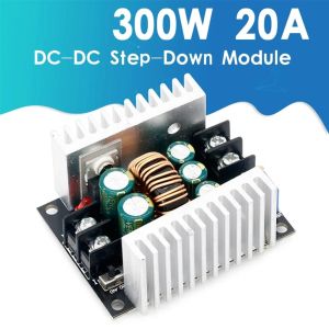 300W 20A DC-DC Adjustable Step Down Buck Converter Module Constant Current Voltage Regulator Power Supply Transformer LED Driver