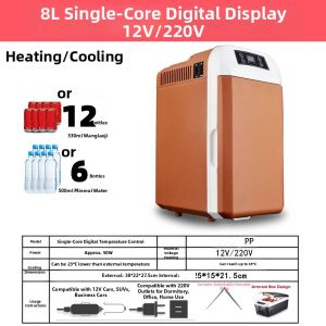 Dual-Purpose Car & Home Refrigerator with Heating & Cooling 12V 24V