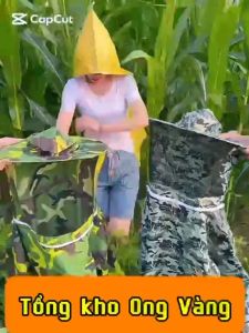 Áo Liền Mũ Nuôi OngBắt Ong Tránh Bị Đốt hàng cao cấp