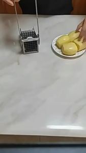 1 Máy Cắt Rau Củ Bằng Thép Không Gỉ Máy Cắt Khoai Tây Máy Cắt Khoai Tây Chiên Pháp Máy Cắt Thực Phẩm Bằng Tay Cho Nhà Bếp