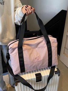 Shoulder Bag Womens Large Capacity Lightweight Fashion Tote Bag Athleisure Luggage Bag Waterproof Outing Short Distance Cosmetics Bag