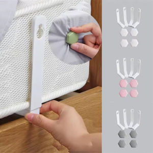 4Pcs Portable Non-slip Bed Sheet Clip Invisible Anti-run Bed Sheet Buckle Quilt Sheet Holder Quilt Fixing Tool