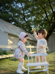 Purcotton | Spring Summer Short Sleeve Breathable Infant Bodysuit
