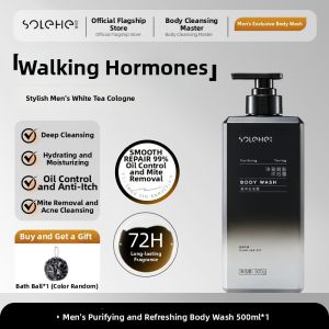 HEFENGYU | Anti Acne Sandalwood Scent Mens Shower Gel