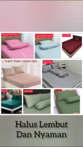 Sprei Polos Katun Polimikro Murah Berkualitas Halus  Adem Lembut dan Nyaman Include Sarung Bantal dan Sarung Guling Ukuran 200x200 180x200 160x200 140x200 120x200 100X200 90x200  dan 80x200 Tinggi 20 cm 25 cm dan 30 cm