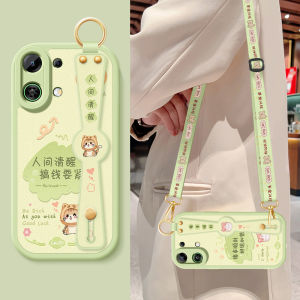 Oppo K13Turbo Womens Edition Phone Case Small Sheepskin Silicone Soft Shell Full Cover Anti-Fall Protection Crossbody Lanyard