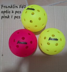 Franklin X-40 Outdoor Pickleballs Tube 3 pcs- USAPA  Original Ready in SG Everyday delivery packing secure