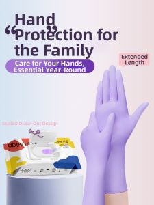 AIBUSISO | Disposable Nitrile Gloves Long-lasting Waterproof Kitchen Use