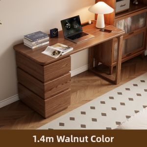 DONGMU | Wood Desk with Storage Drawer
