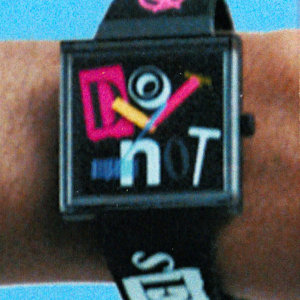 Swatch Pierced Edge (SO34B100) Black 41.8mm Silicone Watch