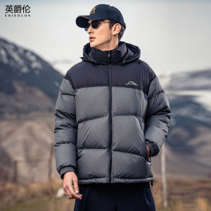 Enjeolon | High Fill Power Mens Detachable Hooded Winter Coat