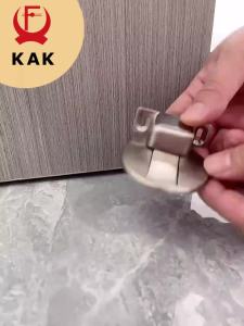 KAK Non-Punch Chặn Cửa Từ Tính Chống Gió Chặn Cửa Ẩn Hợp Kim Kẽm Bảo Vệ Tường Phần Cứng Giữ Cửa