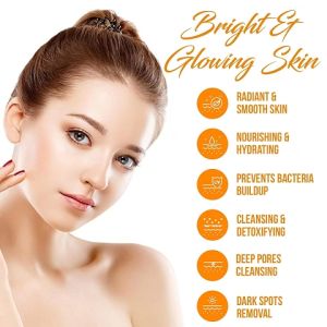 Serum làm sáng da Natrulo TURMERIC SERUM FOR FACE & BODY 1 oz sạch da giảm thâm mụn giảm sẹo và làm đều màu da của Mỹ