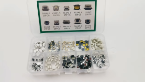 Paket 1 Box isi 250pcs Push Button Tactile Momentary Micro Switch