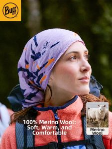 Buff | Warm Windproof Merino Wool Headscarf