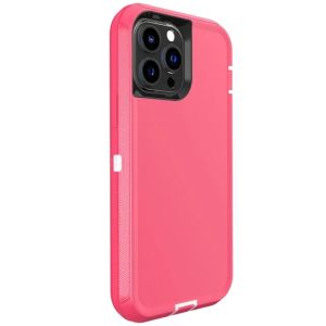 Luxury 3in1 Armor Ott CASE BOX for IPhone 16 15 14 13 12 11 Pro Max XS XR Plus Shockproof Soft Bumpers Protective Hard Cover