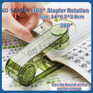 Transparent Long Paper Stapler & 360 Degree Rotation Stapler: Effortless Stapler Design