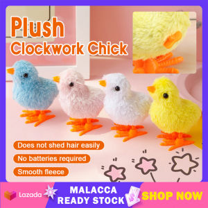 Clockwork Chick Toys Funny Wind Up Plush Jumping Chicken Kids Educational Toy Gift Simulation Walking Chicken Clockwork Toys
