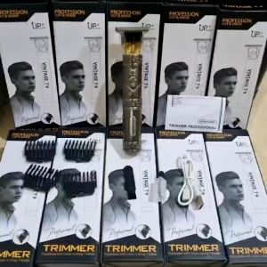 Alat Cukur Rambut Vintage T9 Pisau Cukur Elektrik Hair Clipper Electric Rechargeable