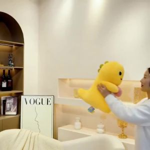 Đồ Chơi Nhồi Bông Khủng Long Sữa Kawaii Dễ Thương Thú Nhồi Bông Khủng Long Với Thiết Kế Hoa Hồng Hình Trái Tim Đồ Chơi Nhồi Bông Mềm Mại Dành Làm Quà Tặng Cho Trẻ Em
