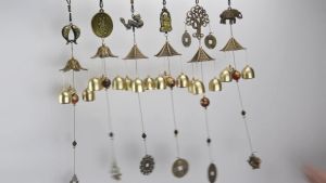 Retro Alloy Wind Chime Peaceful Pegasus/Prosperous Fortune Lucky Charm Pendant Lucky Pendants Wind Chime