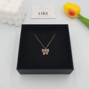 Dây chuyền nữ Cánh bướm thủy tinh Hilary xinh xắn thời trang ORI ACCESSORIES D079