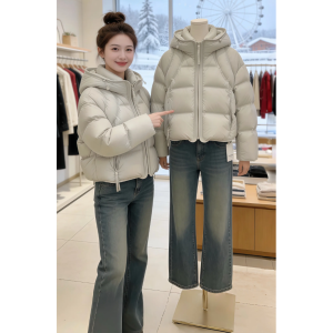 Shalldoer | Hooded Loose Padded Cotton Coat