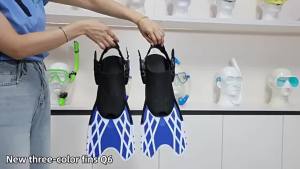 Vây Bơi Silicon Có Thể Điều Chỉnh Gót Chân Mở Dành Cho Người Lớn Và Thanh Thiếu Niên Thoải Mái Chống Trơn Trượt Mềm Mại Dùng Cho Lặn Và Các Môn Thể Thao Dưới Nước