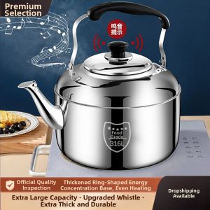 Stainless Steel Whistle Indicating Thermos Kettle For Stove and Induction