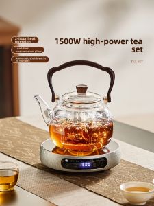 YIHUTEA | Electric Ceramic Teapot Glass Heat-Resistant Tea Kettle