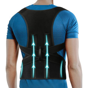 Adjustable Full Back Posture Corrector Back Support Brace Straightener for Neck Clavicle Spine Shoulder Waist Improve Posture