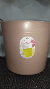 NIKKO Lotus Round Flexi Laundry Bucket/Extra Large Laundry Basket with Handle/All Purpose Flexible Organizing Big Bucket/Clothes Hamper/Lagayan ng Labahan/High Quality Multipurpose Lightweight and Portable Storage Organizerl For Storing ClothesToysBooks