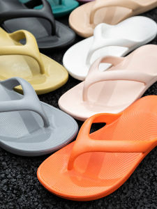 รองเท้าแตะ EVA ส้นแบน กันลื่น สำหรับใส่ในบ้าน น้ำหนักเบา ระบายอากาศได้ดี รองเท้าแตะชายหาดสำหรับผู้หญิงและผู้ชาย